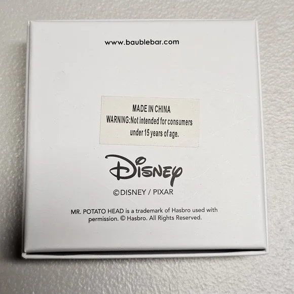 BaubleBar Pixar Mr Mrs Potato Head Stud Earrings Disney Toy Story New - Picture 9 of 9